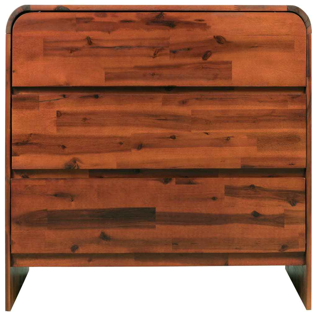 vidaXL Ladekast 45x37x75 cm massief acaciahout
