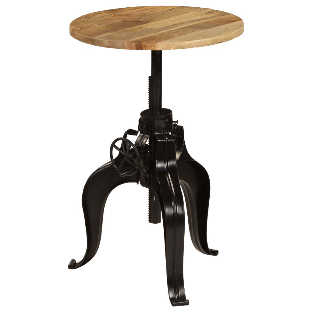 vidaXL Bartafel 60x(76-110) cm massief mangohout