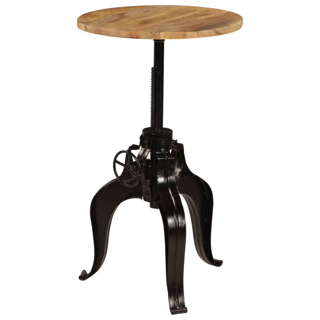 vidaXL Bartafel 60x(76-110) cm massief mangohout