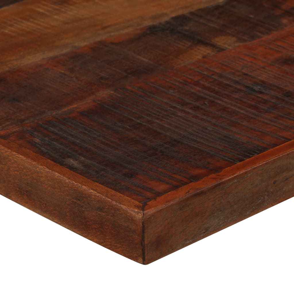 vidaXL Bartafel 60x60x107 cm massief gerecycled hout donkerbruin