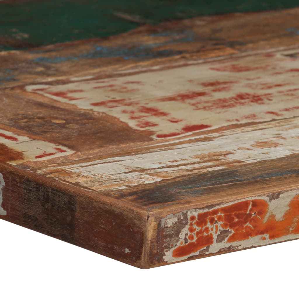 vidaXL Bartafel 60x60x107 cm massief gerecycled hout meerkleurig