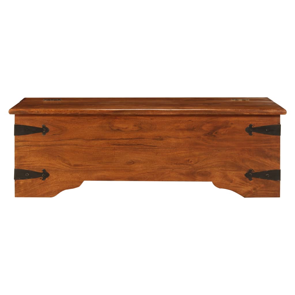 vidaXL Coffee Table 110x55x35 cm Solid Acacia Wood with Honey Finish