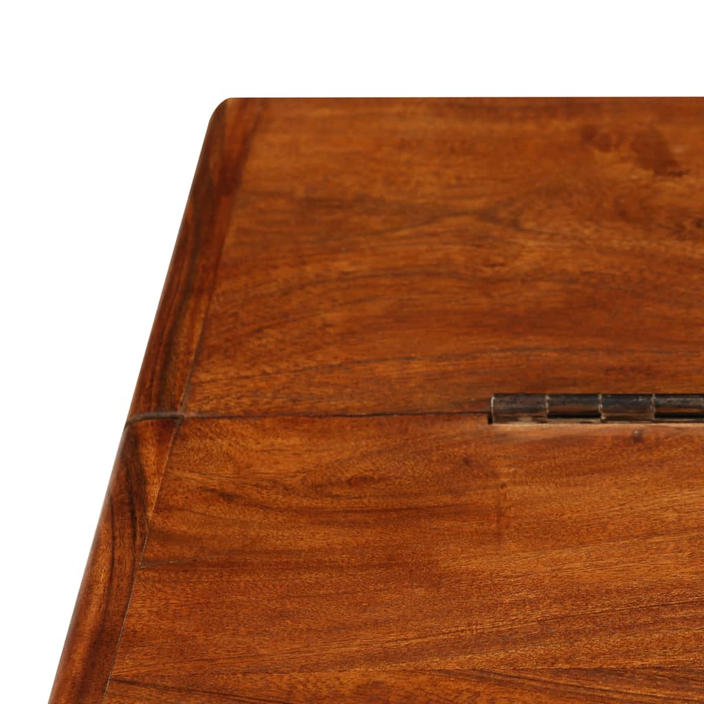 vidaXL Coffee Table 110x55x35 cm Solid Acacia Wood with Honey Finish
