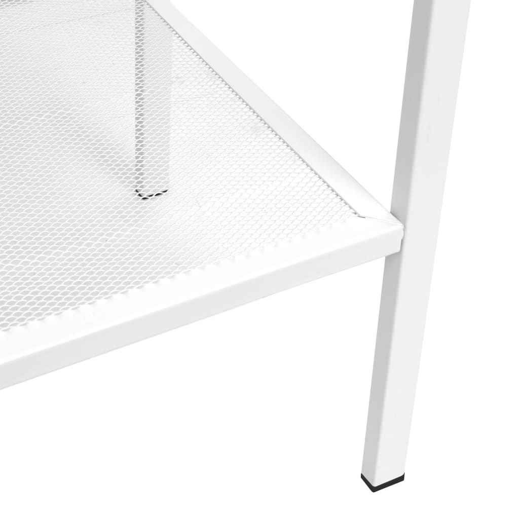 vidaXL Ladder boekenkast 4 schappen metaal zwart