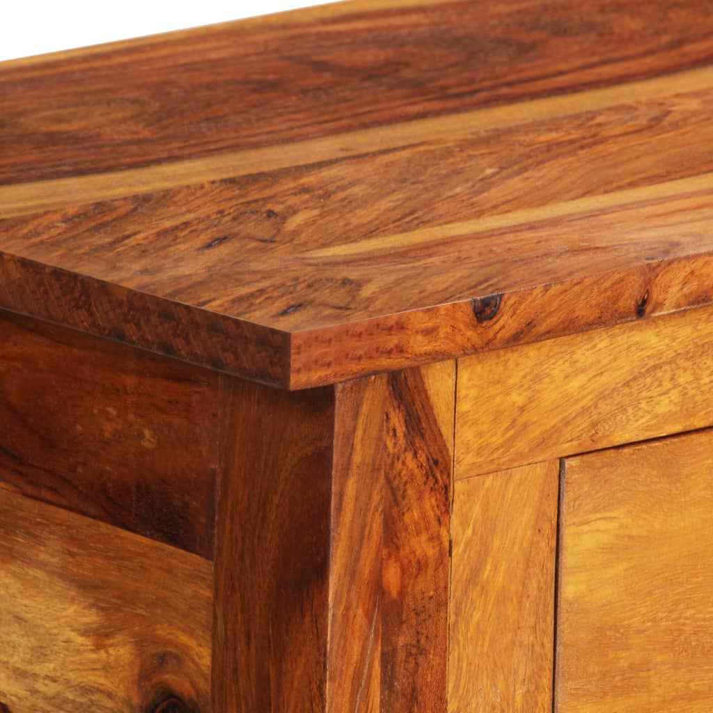 vidaXL Dressoir met 3 lades 110x30x80 cm massief hout