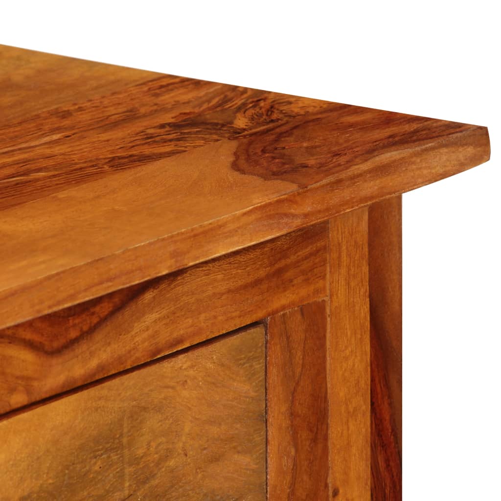 vidaXL Dressoir met 3 lades 110x30x80 cm massief hout