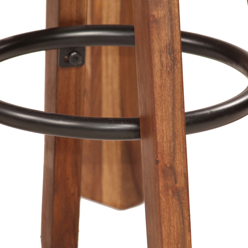 vidaXL 5-delige Barset 115x56x107 cm massief hout
