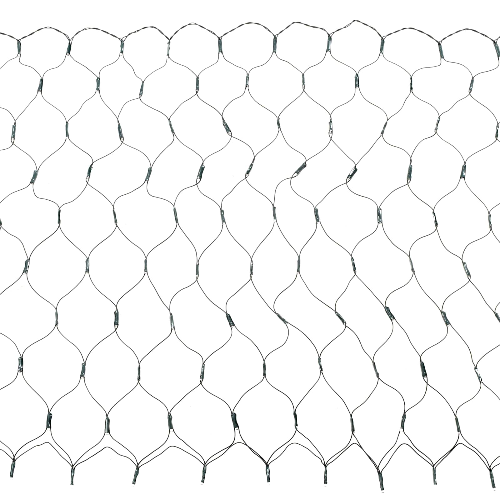 vidaXL Led Net Donkergroen
