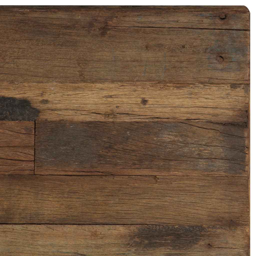 vidaXL Salontafel Opium 110x60x35 cm gerecycled hout en staal