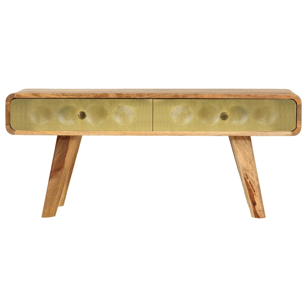 vidaXL Salontafel 90x50x40 cm massief mangohout