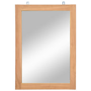 vidaXL Wandspiegel 50x70 cm massief teakhout