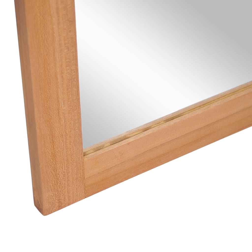 vidaXL Wandspiegel 50x70 cm massief teakhout