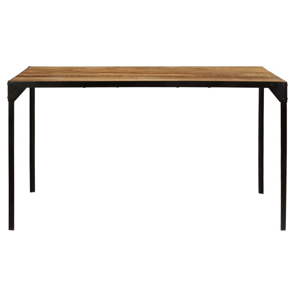 vidaXL Eettafel 140x140x76 cm massief mangohout