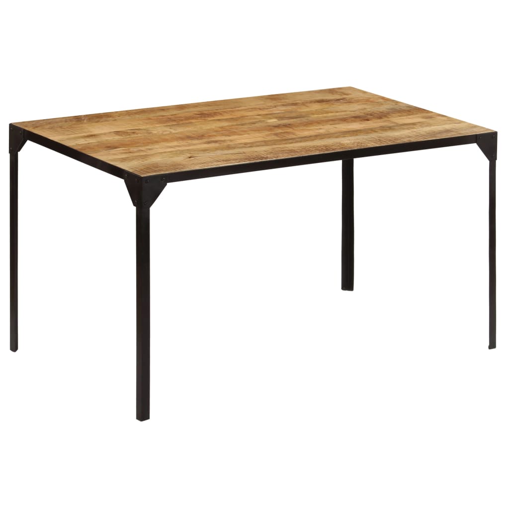 vidaXL Eettafel 140x140x76 cm massief mangohout