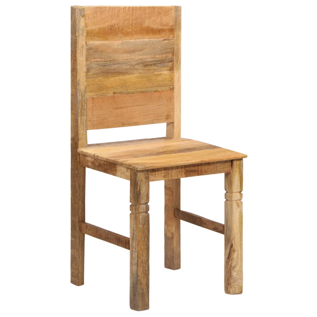 vidaXL Eetkamerstoelen 4 st massief mangohout