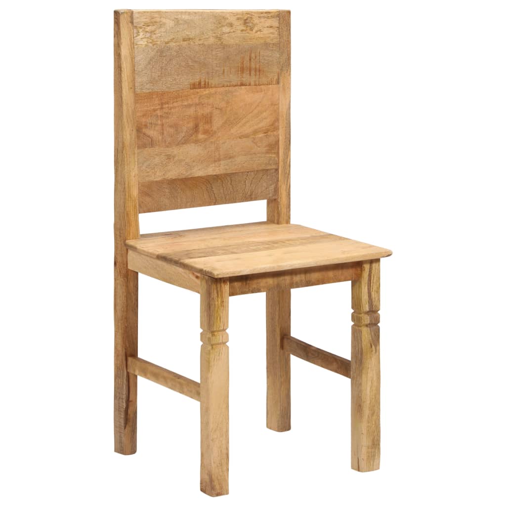 vidaXL Eetkamerstoelen 4 st massief mangohout