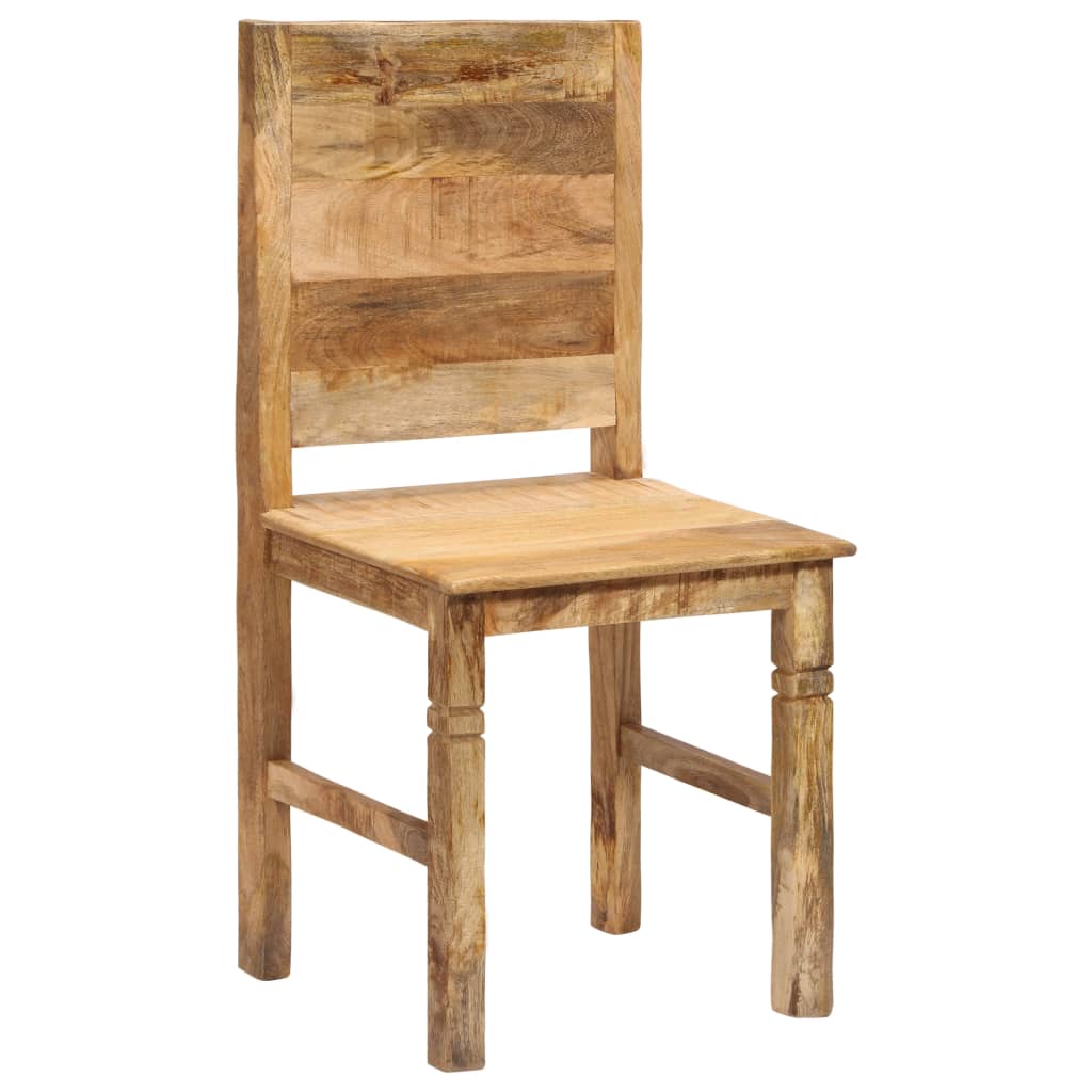vidaXL Eetkamerstoelen 4 st massief mangohout