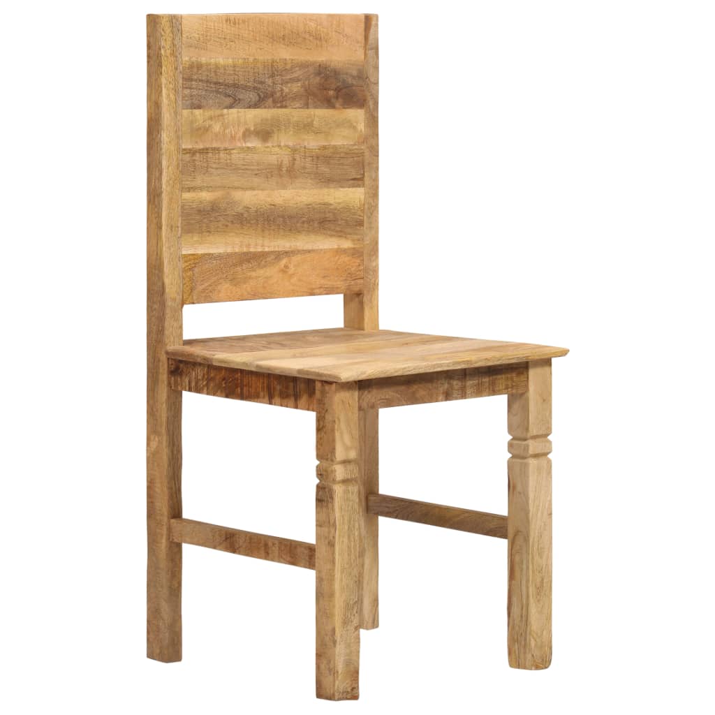 vidaXL Eetkamerstoelen 4 st massief mangohout