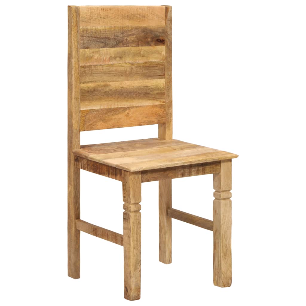 vidaXL Eetkamerstoelen 4 st massief mangohout
