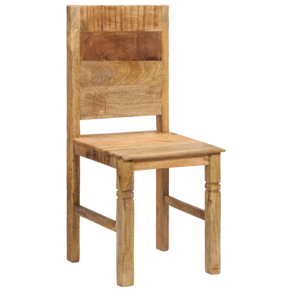 vidaXL Eetkamerstoelen 4 st massief mangohout