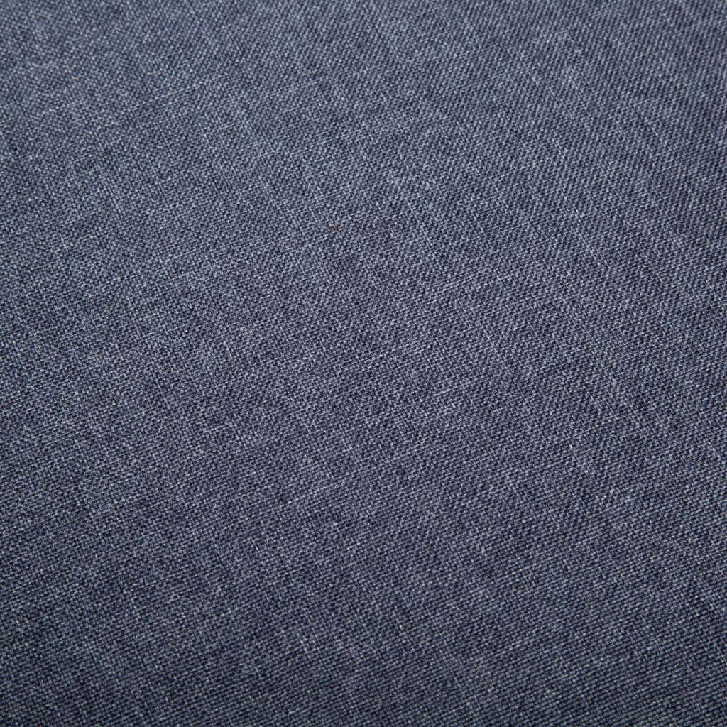 vidaXL Eetkamerstoelen 2 st stof donkergrijs