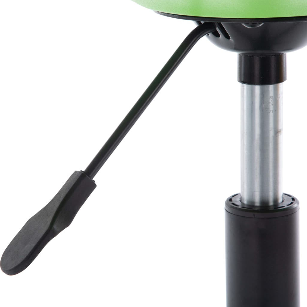 vidaXL Eetkamerstoelen 2 st draaibaar kunstleer groen
