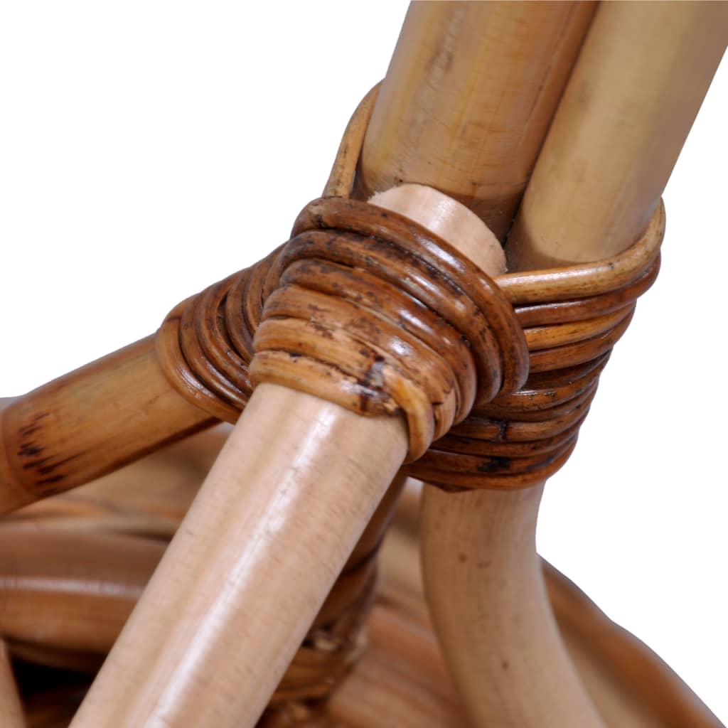 vidaXL Tuinstoel natuurlijk rattan bruin
