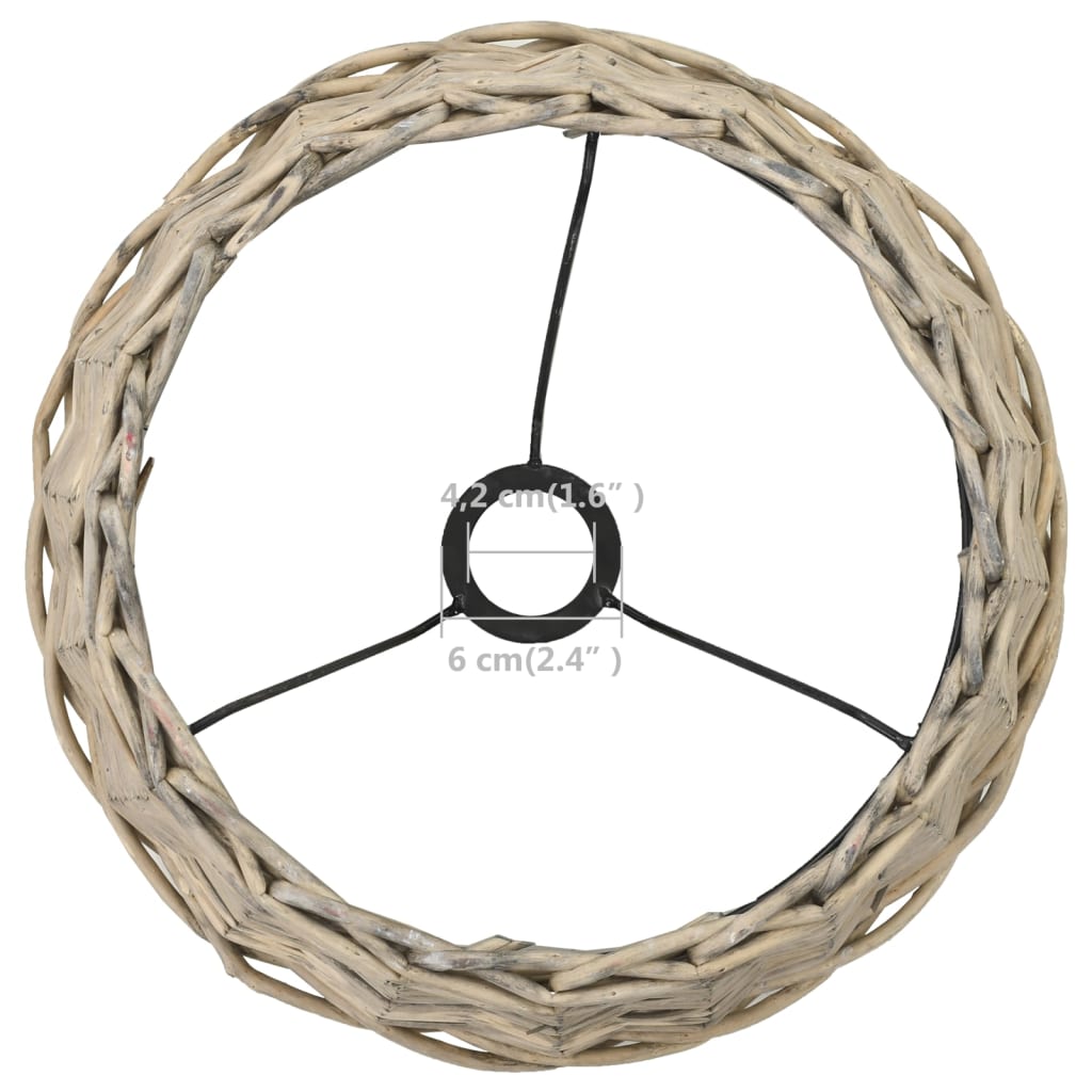 vidaXL Lampenkap 38x23 cm wicker naturel