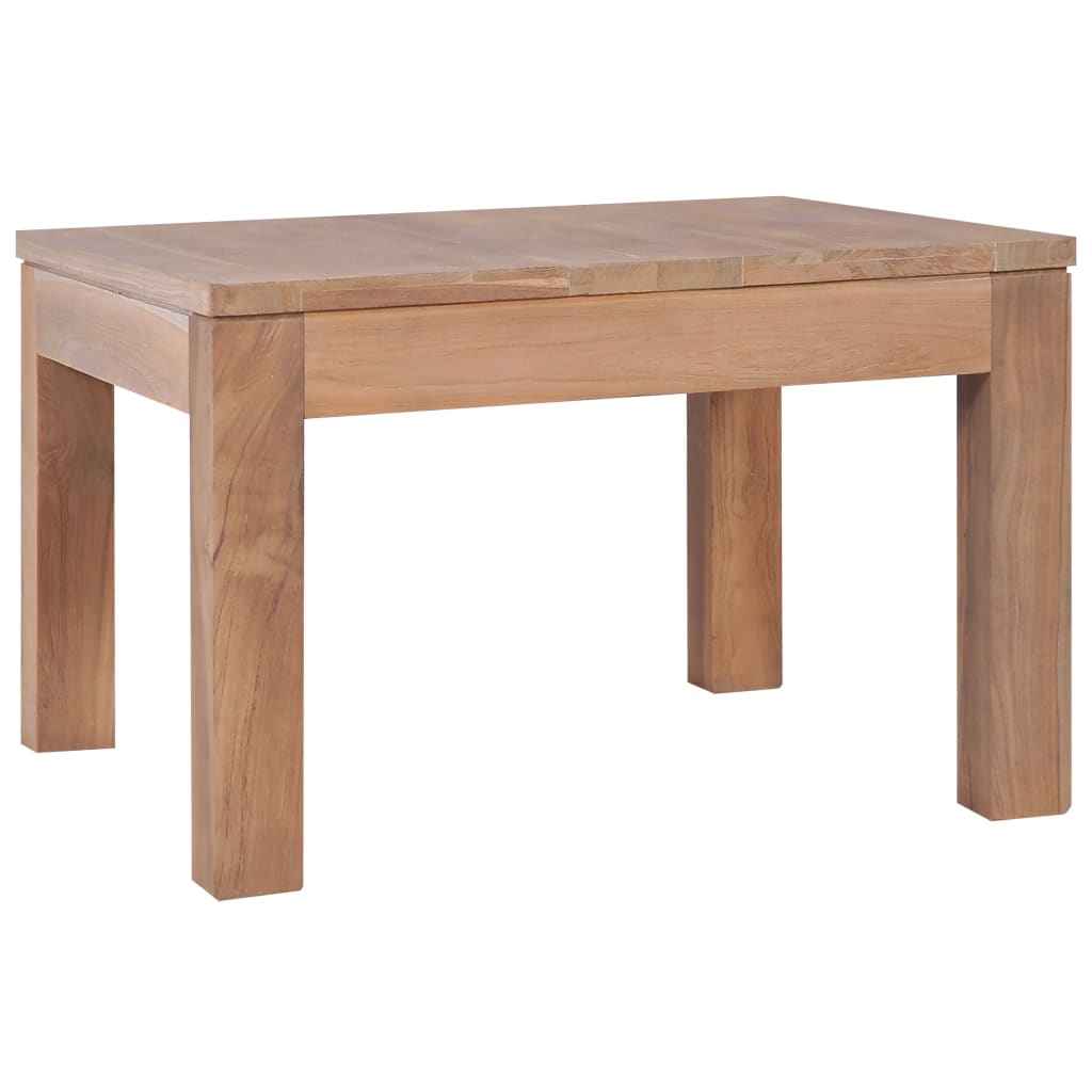 vidaXL Salontafel 110x60x40 cm teakhout met natuurlijke afwerking