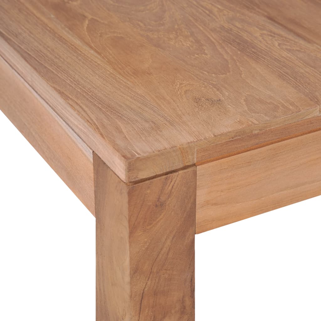 vidaXL Salontafel 110x60x40 cm teakhout met natuurlijke afwerking