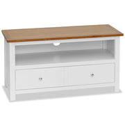 vidaXL Tv-meubel 90x35x48 cm massief eikenhout
