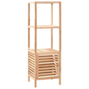 vidaXL Badkamerkast 39,5x35,5x123 cm massief walnotenhout - Aashly