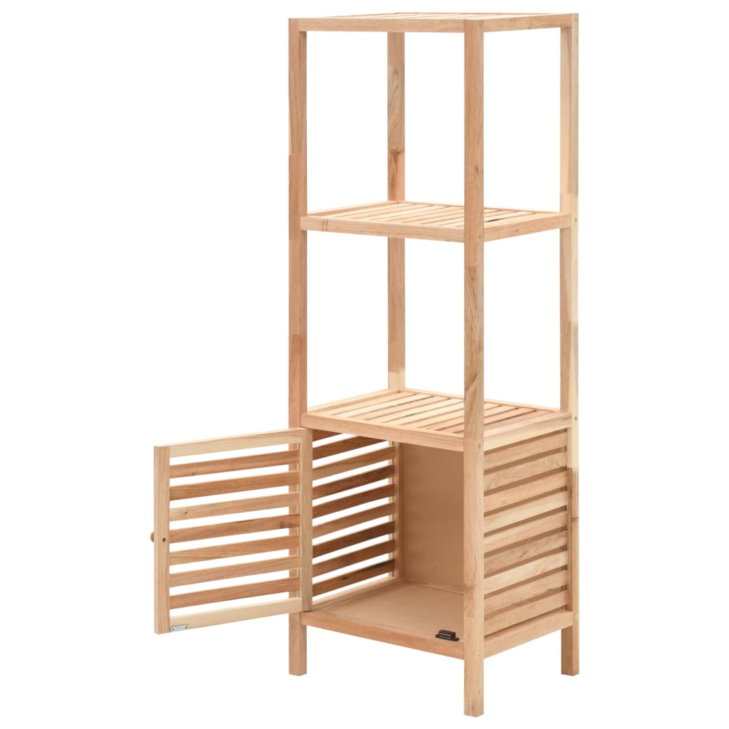 vidaXL Badkamerkast 39,5x35,5x123 cm massief walnotenhout - Aashly