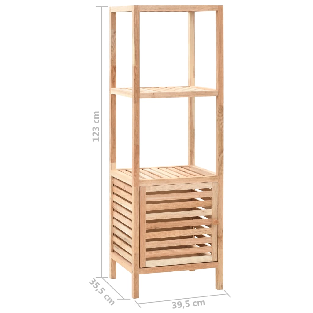vidaXL Badkamerkast 39,5x35,5x123 cm massief walnotenhout - Aashly