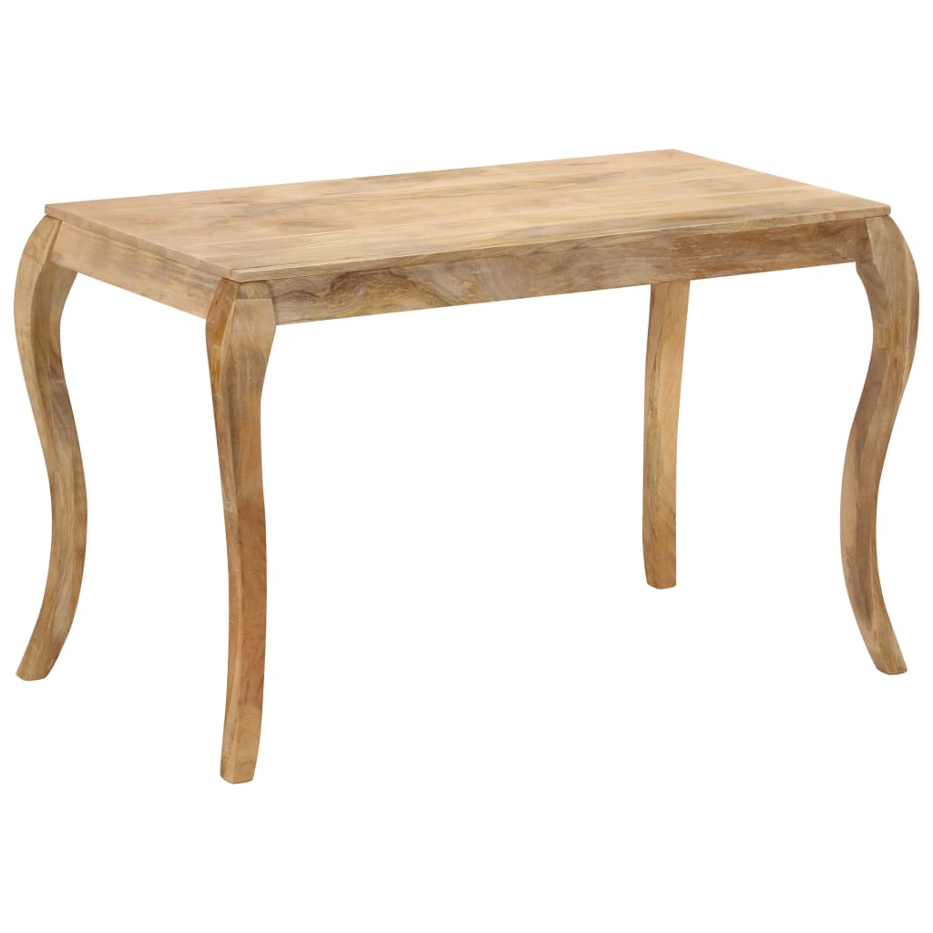 vidaXL Eettafel 118x60x76 cm massief mangohout