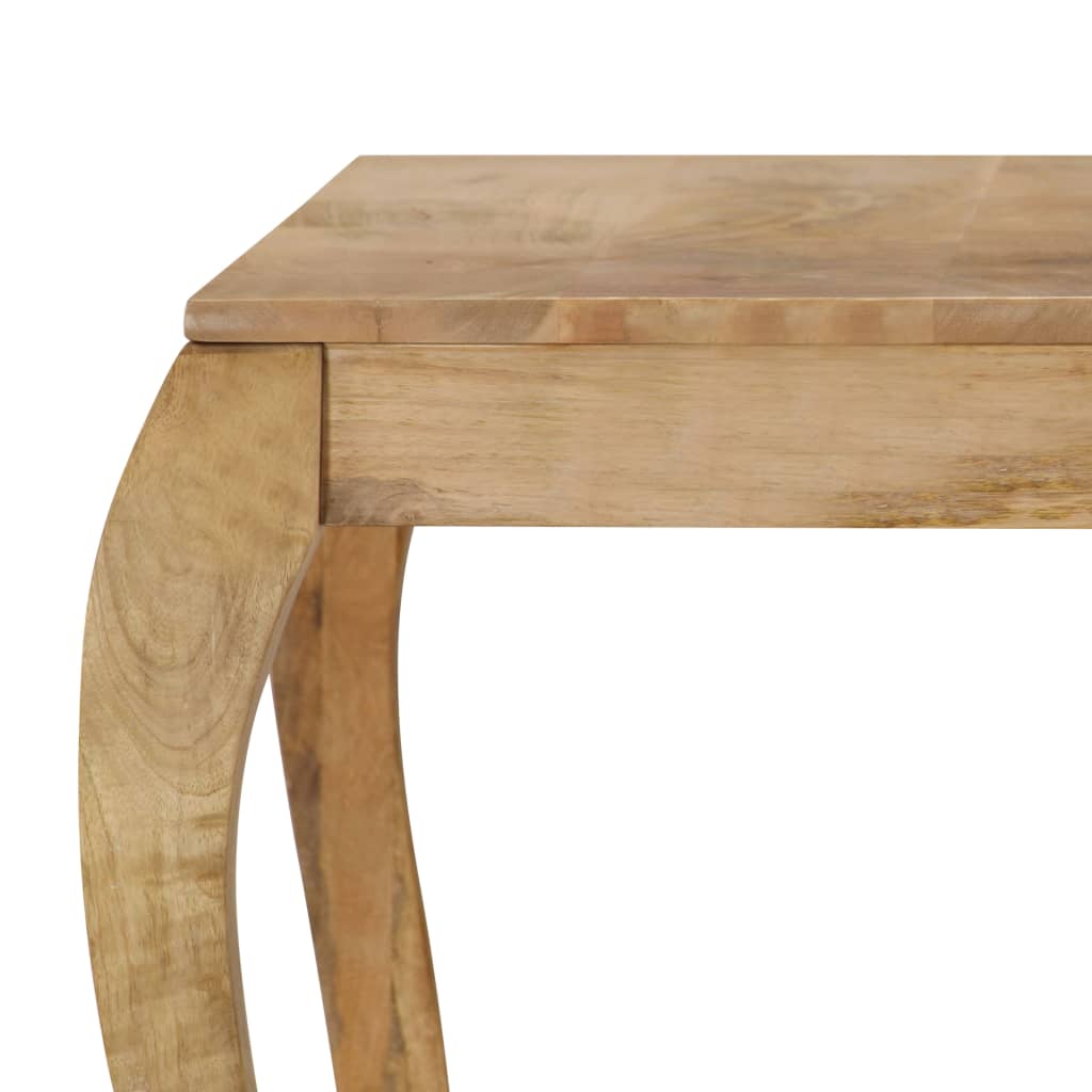 vidaXL Eettafel 118x60x76 cm massief mangohout