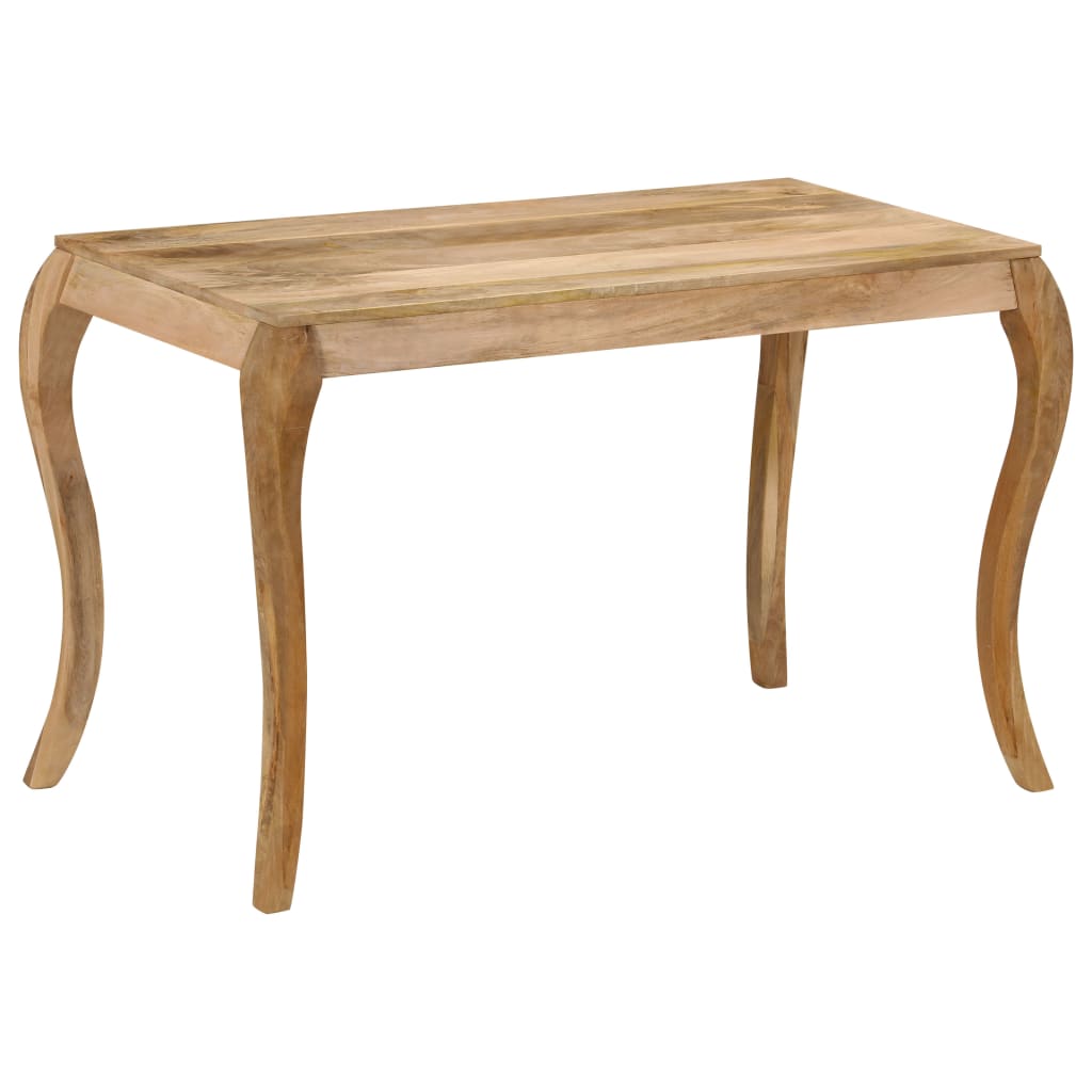 vidaXL Eettafel 118x60x76 cm massief mangohout