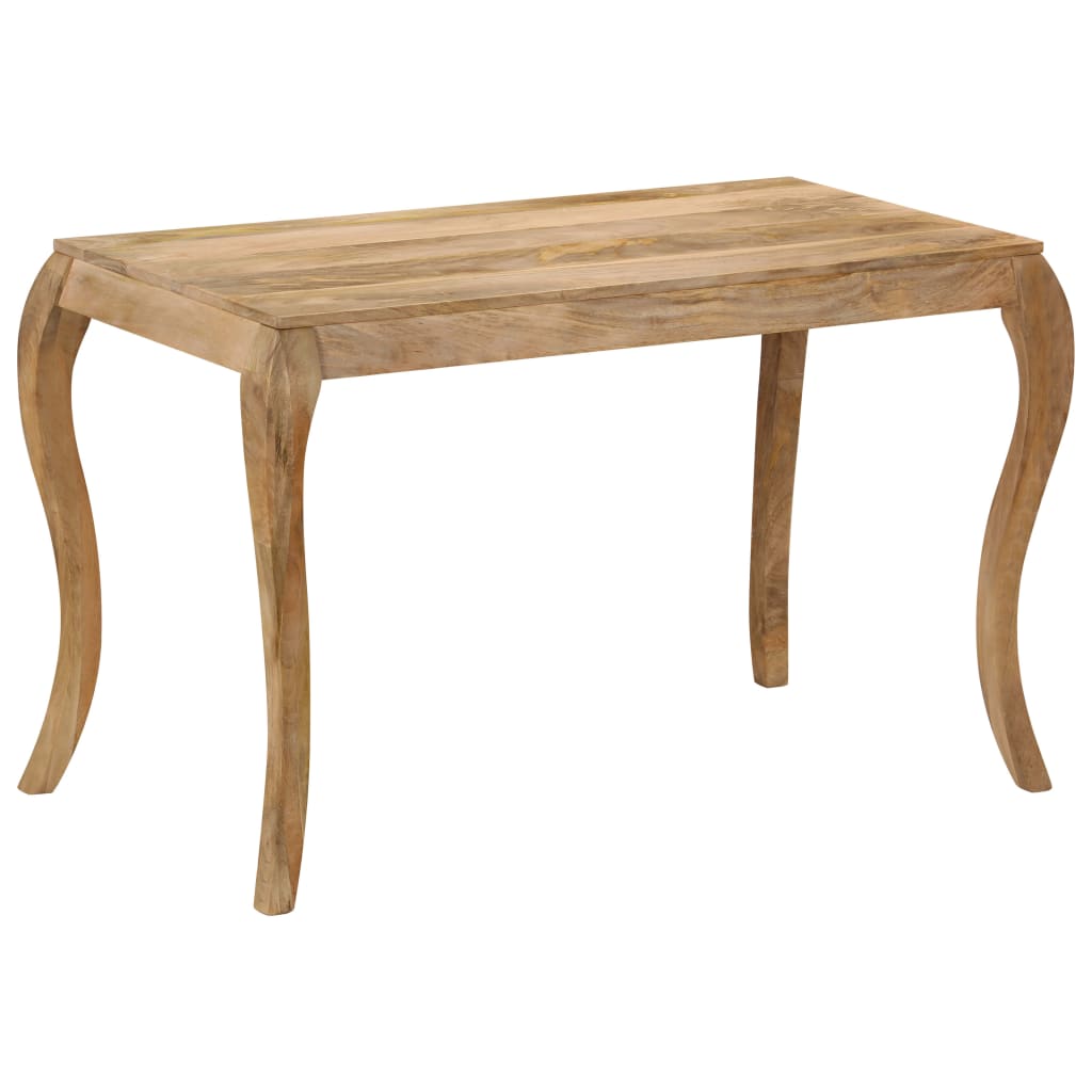 vidaXL Eettafel 118x60x76 cm massief mangohout