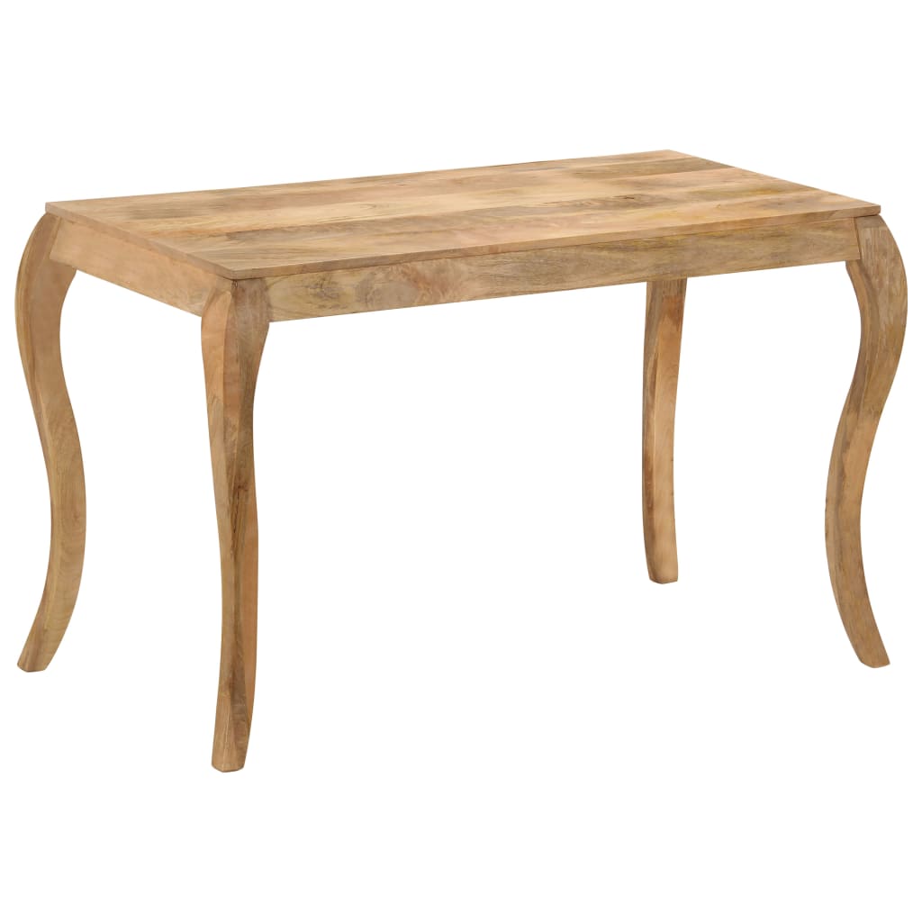 vidaXL Eettafel 118x60x76 cm massief mangohout