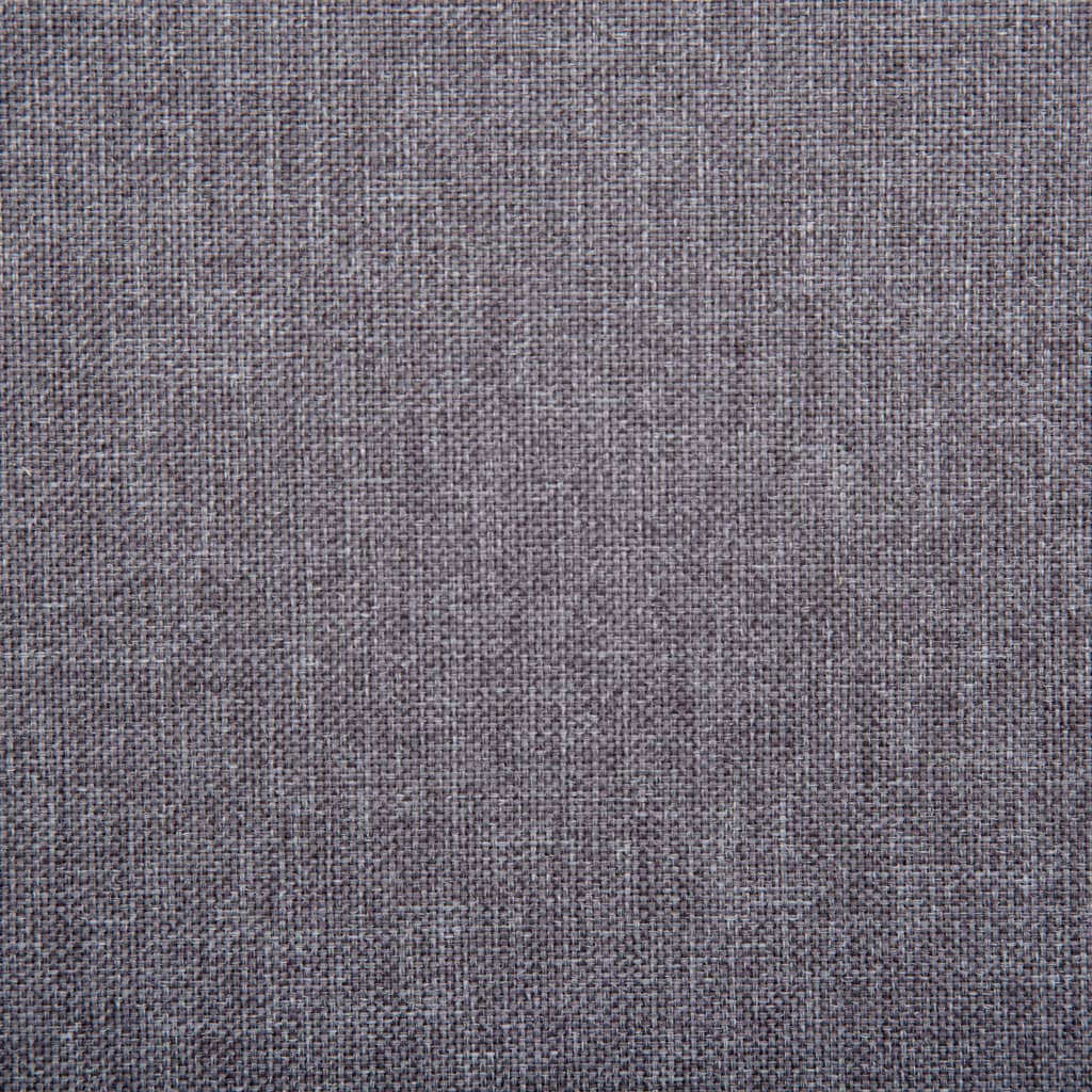 vidaXL Tweezitsbank 115x60x67 cm stof lichtgrijs