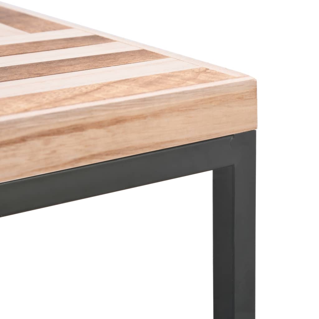 vidaXL Salontafel 50x50x33,5 cm massief hout