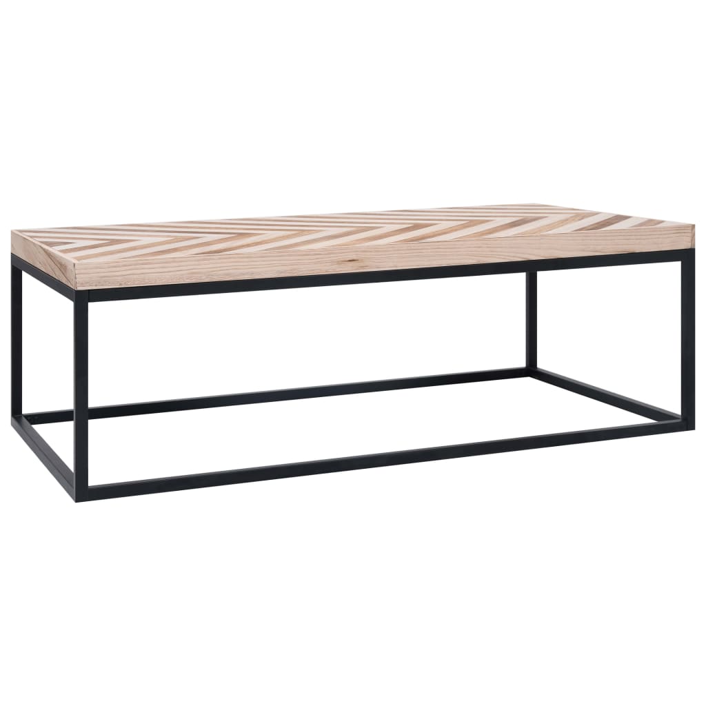 vidaXL Salontafel 50x50x33,5 cm massief hout