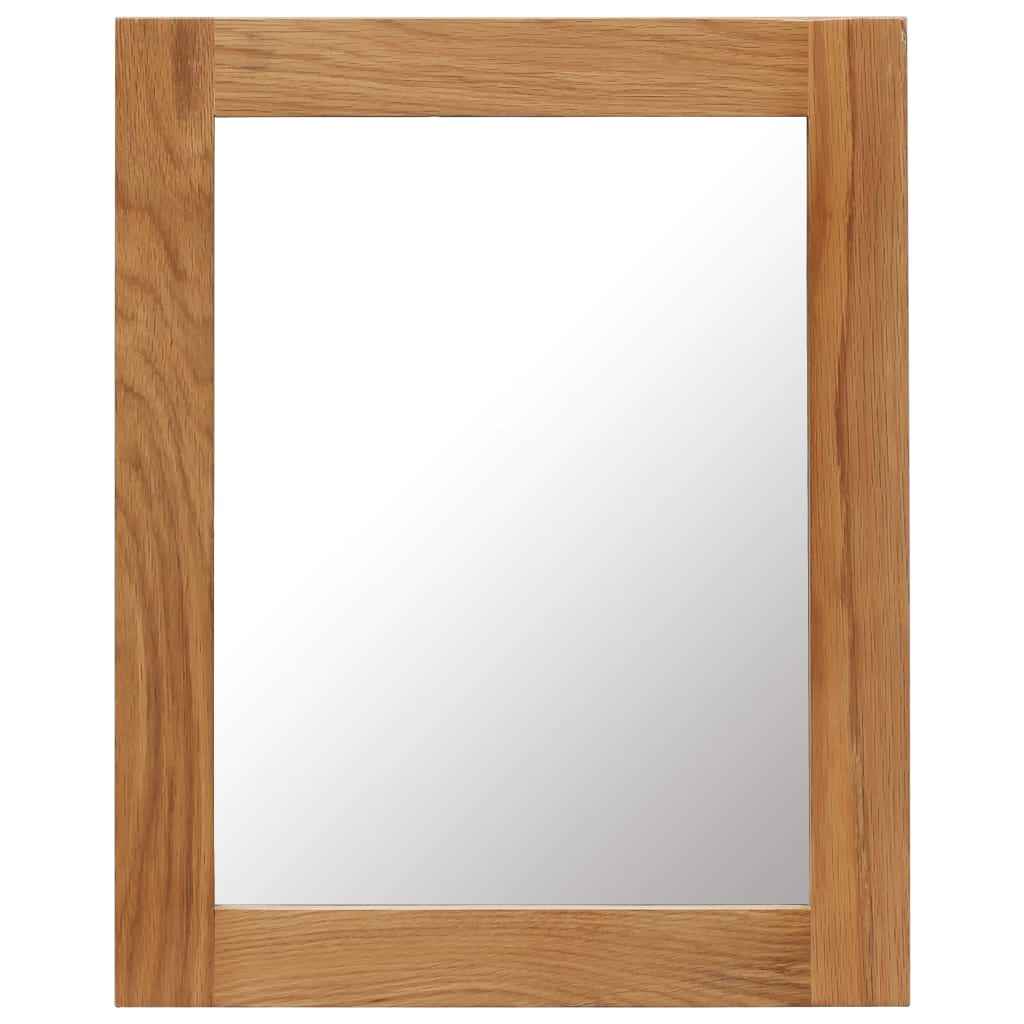 vidaXL Spiegel 40x50 cm massief eikenhout