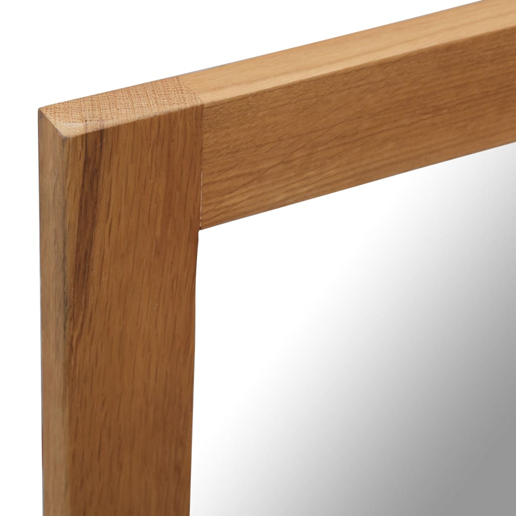 vidaXL Spiegel 40x50 cm massief eikenhout