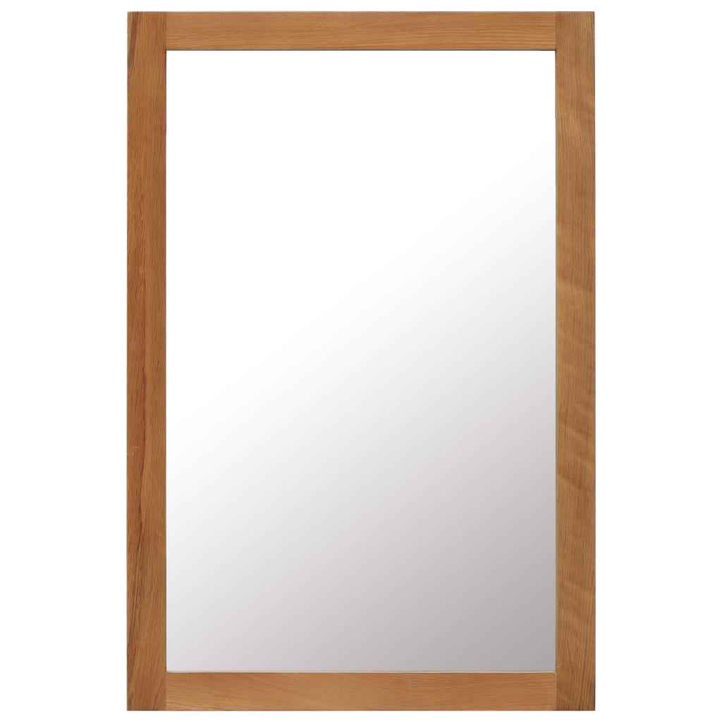 vidaXL Spiegel 40x50 cm massief eikenhout