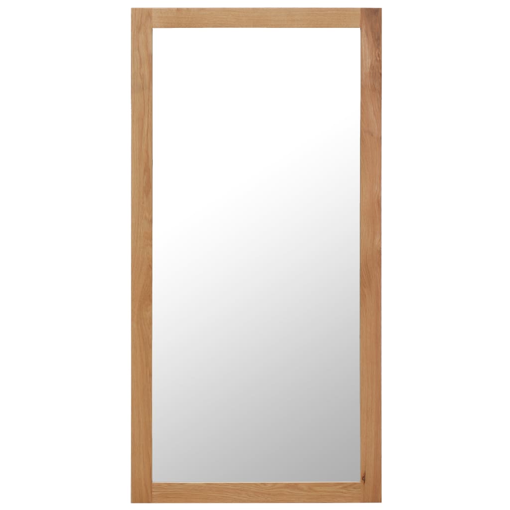 vidaXL Spiegel 40x50 cm massief eikenhout