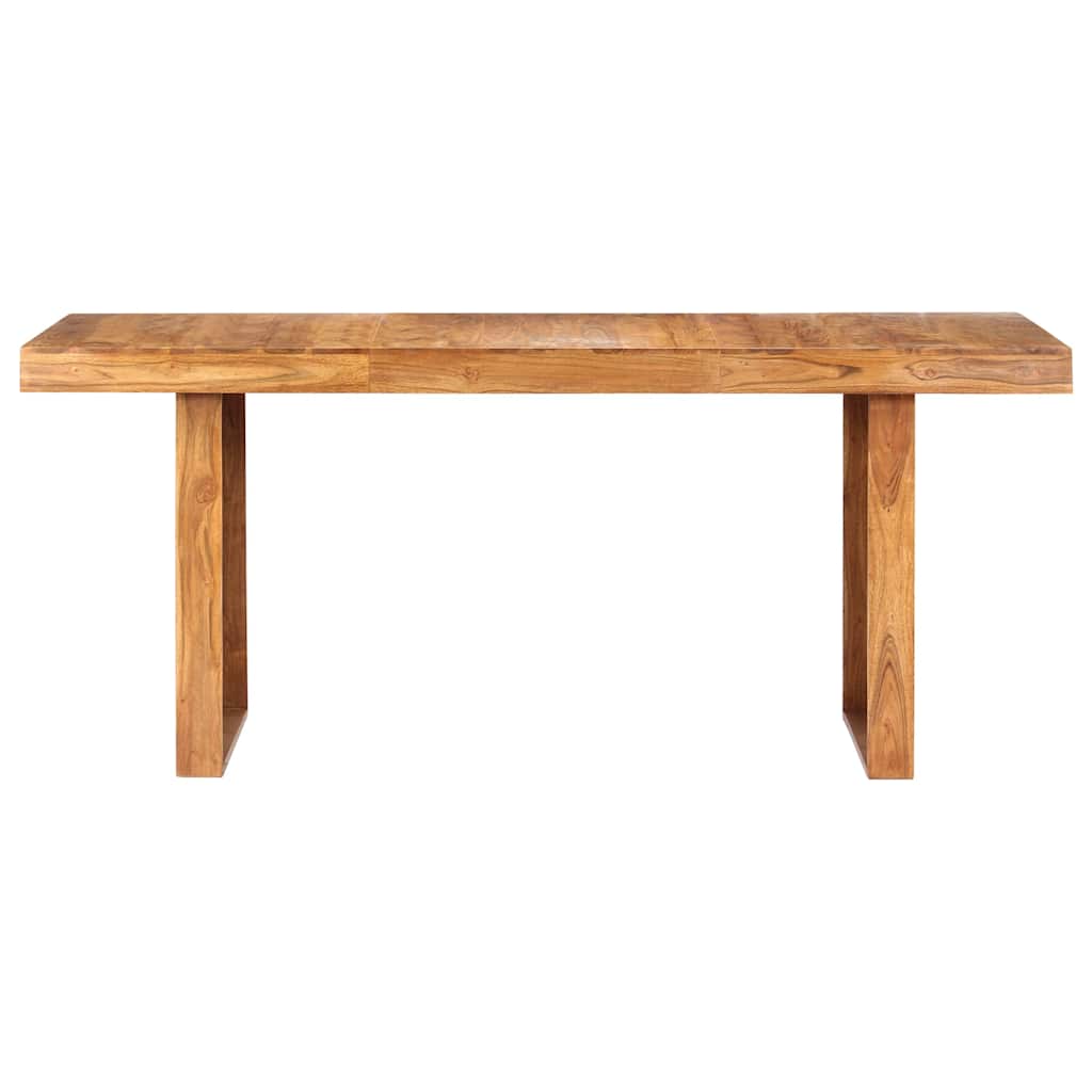 vidaXL Eettafel 180x90x75 cm massief acaciahout