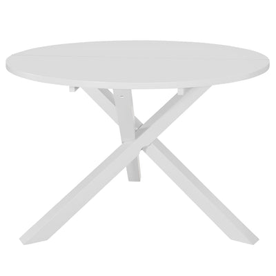 vidaXL Dining table 120x75 cm MDF white