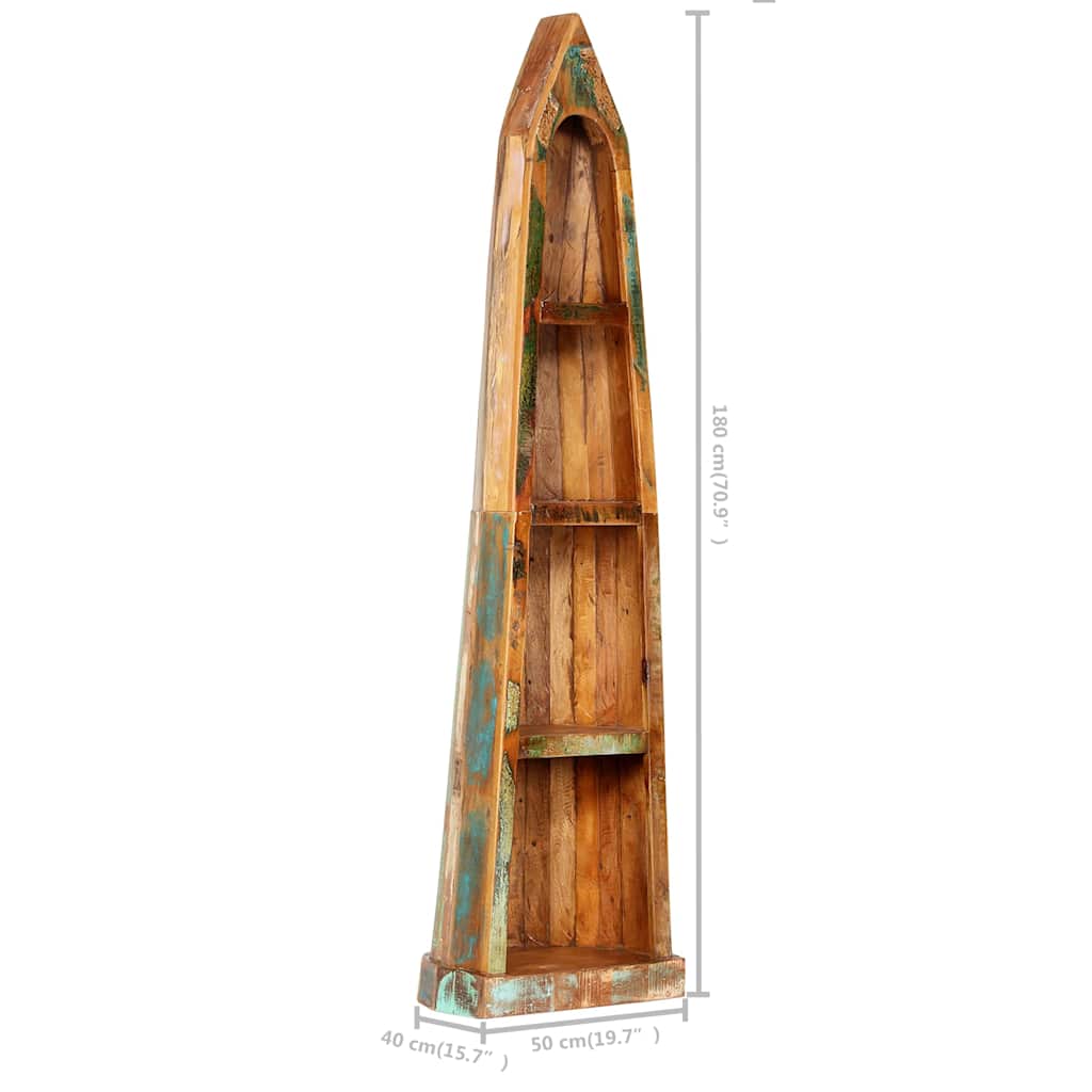 vidaXL Boekenkast 50x40x180 cm massief gerecycled hout