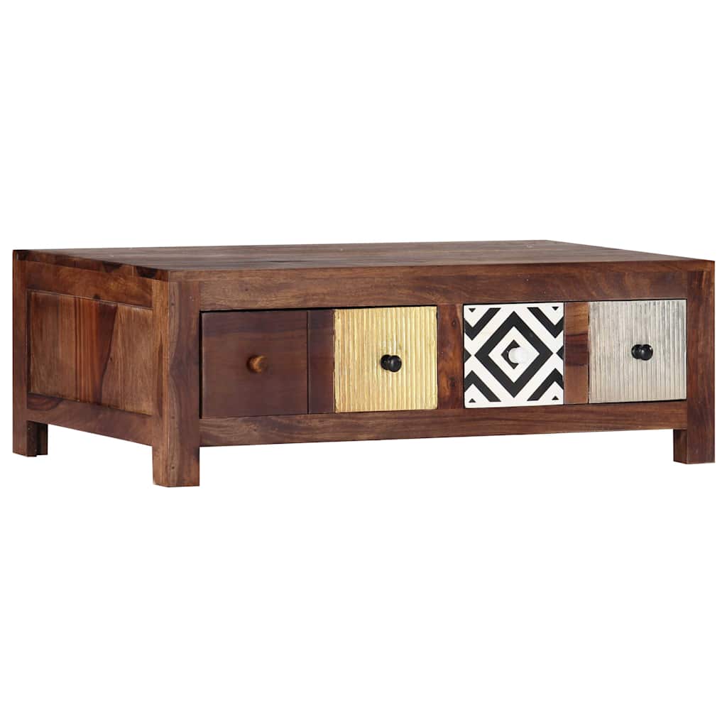 vidaXL Salontafel 90x50x30 cm massief acaciahout